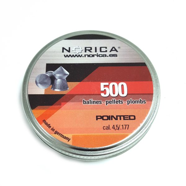 NORICA Pointed dijabole 4.5mm 500kom 4.5mm/.177