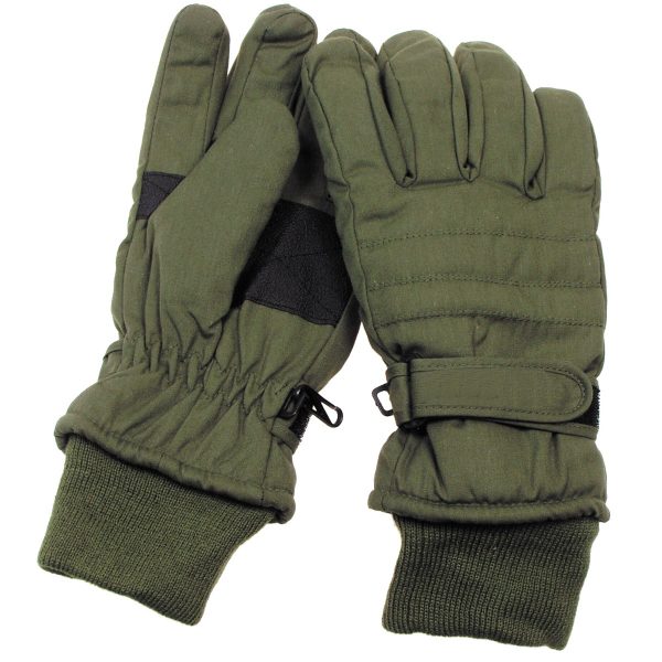 Zimske rukavice „w/cuff“,zelene Garderoba