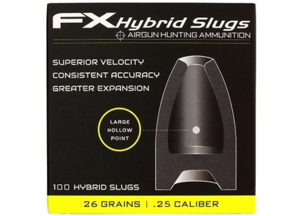 FX Hybrid Slugs .25cal 26gr 6.35mm/.25