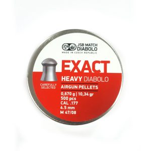 JSB Exact Heavy 4,5mm(.177) 0,670g 1/500 4.5mm/.177