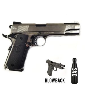 Cybergun COLT 1911 Ported Silver GBB AIRSOFT