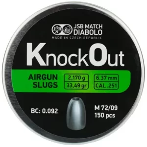 JSB Knock Out 6.37 mm 6.35mm/.25