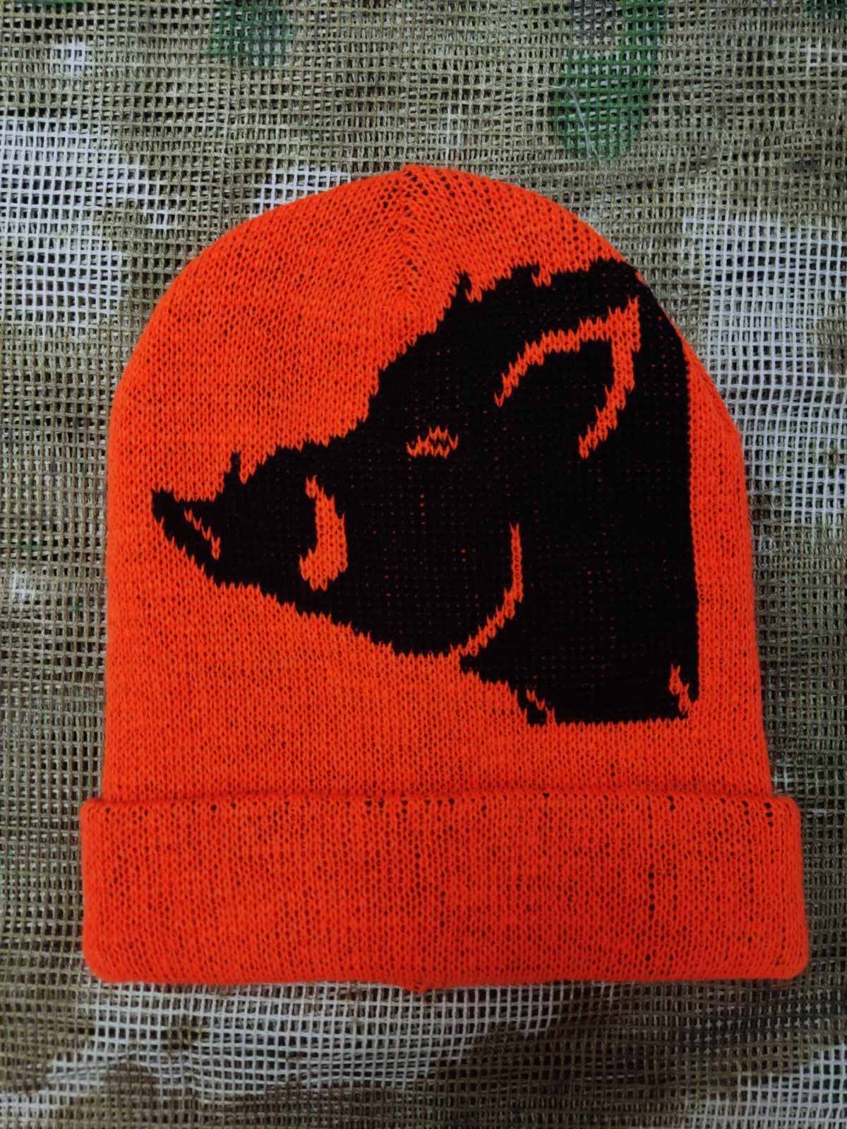 Lovačka Kapa sa motivom Dvlje Svinje Narandzasta Lovačka Kapa sa motivom Dvlje Svinje Narandzasta - Garderoba