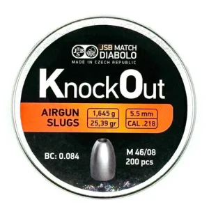 JSB Knock Out 5,5mm .218 JSB Knock Out 5,5mm .218 - 5.5mm/.22