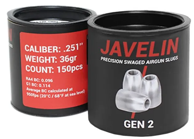 Javelin Gen 2 6.35 mm 36 grain (.251) Javelin Gen 2 6.35 mm 36 grain (.251) - 6.35mm/.25
