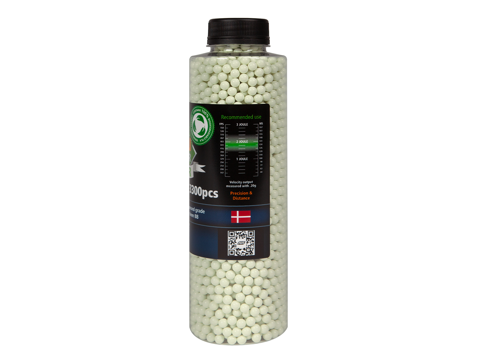 Open Blaster Tracer, 0.32g, airsoft BB, 3300 pcs. bottle, Green Open Blaster Tracer, 0.32g, airsoft BB, 3300 pcs. bottle, Green - AIRSOFT