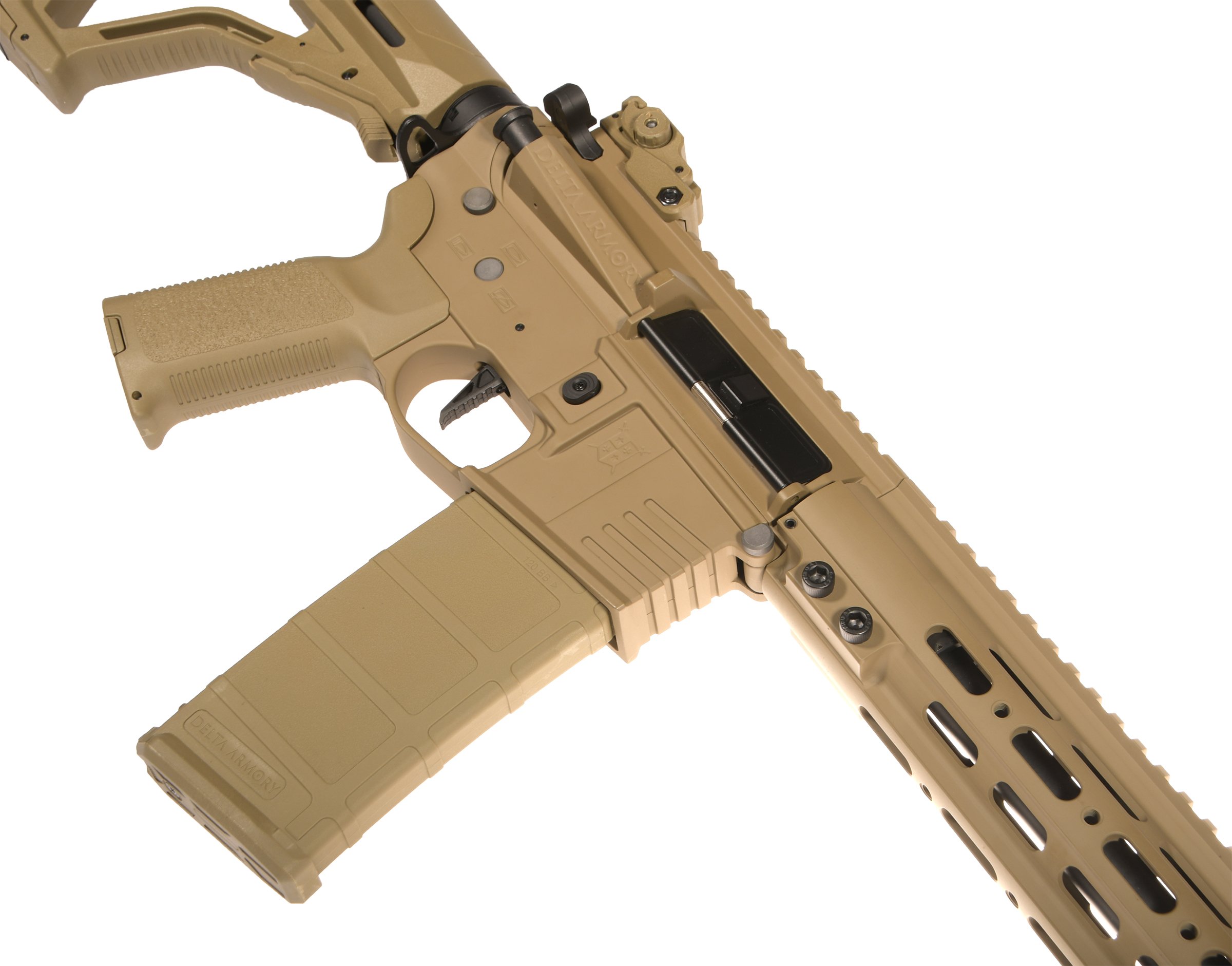 Delta Armory M4 Tempest 1 Alpha EAGLE Tan Delta Armory M4 Tempest 1 Alpha EAGLE Tan - AEG