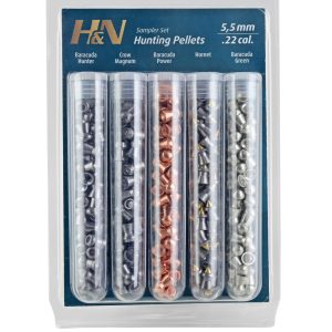 H&N Sampler Hunting Pellets .22 / 5 TYP - 5.5mm/.22