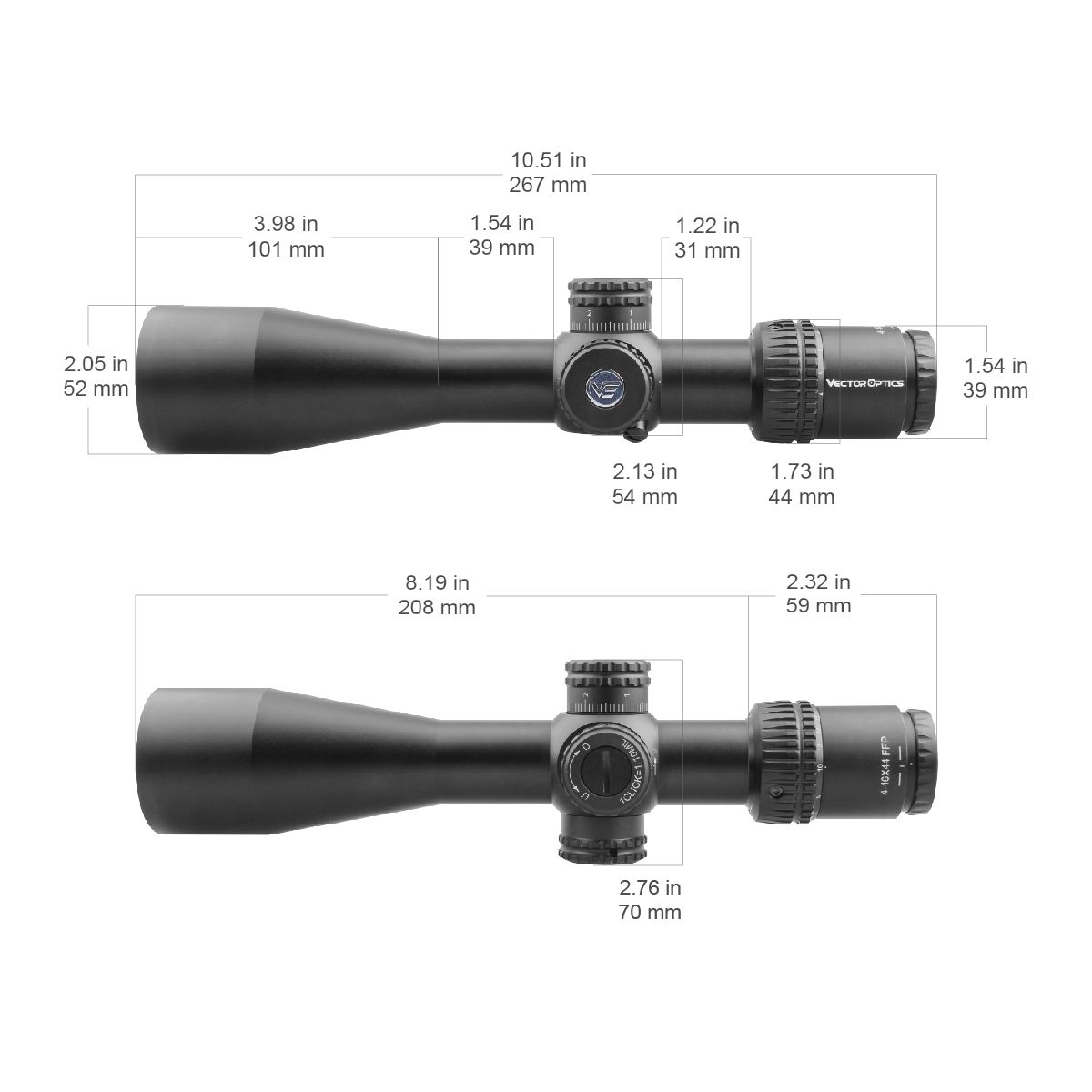 Vector Veyron 4-16×44 FFP Riflescope SCFF-22 Vector Veyron 4-16×44 FFP Riflescope SCFF-22 - OPTIČKI NIŠANI/MONTAŽE