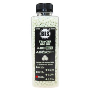 BLS Bio Tracer 0,30g green 3400 pcs BLS Bio Tracer 0,30g green 3400 pcs - AIRSOFT