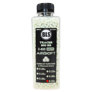 BLS Bio Tracer 0,32g green 3400 pcs - AIRSOFT