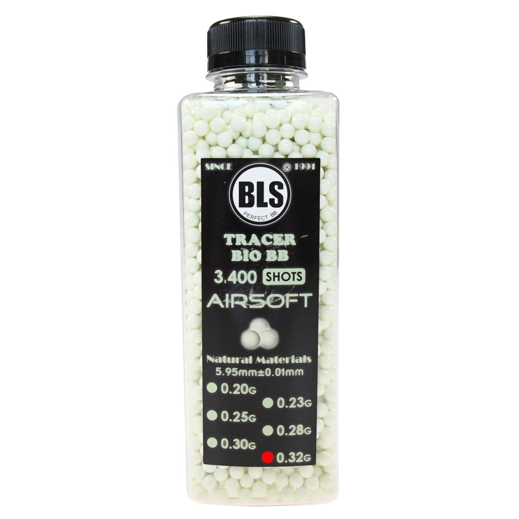 BLS Bio Tracer 0,32g green 3400 pcs BLS Bio Tracer 0,32g green 3400 pcs - AIRSOFT