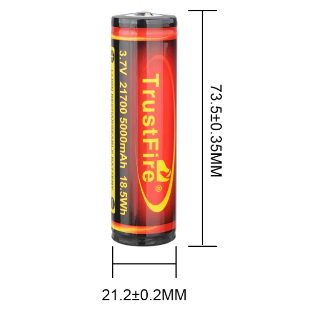 Trustfire Baterija 21700 5000mAh Trustfire Baterija 21700 5000mAh - Baterijske lampe / baterije